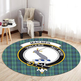 MacNeil of Colonsay Ancient Tartan Crest Round Rug